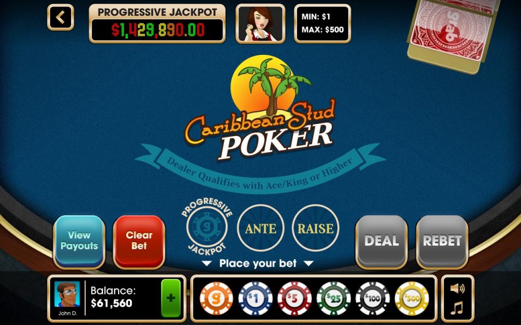 caribbean-stud-poker-table